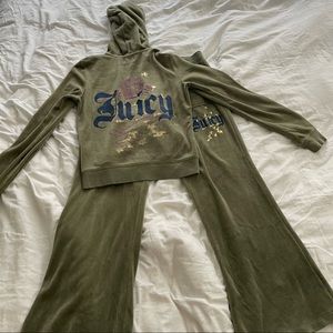 Green Juicy Couture Tracksuit